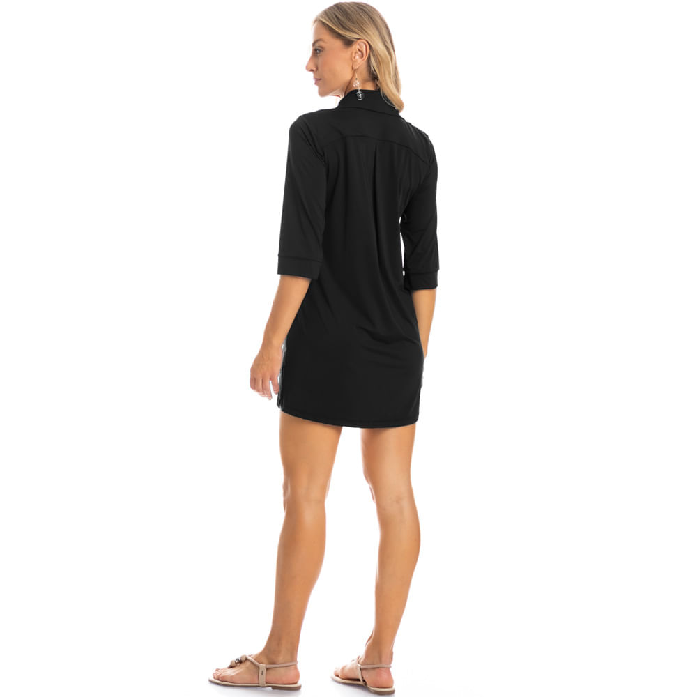 Camisa Feminina Manga 3/4 Lisa Madrid - Imagem 4 - Mobile