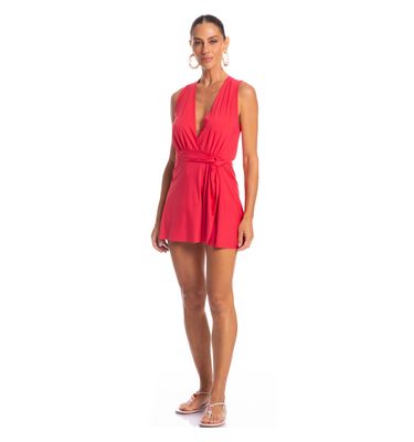 Vestido Curto Com Nó Bolero - Imagem 3 - Mobile