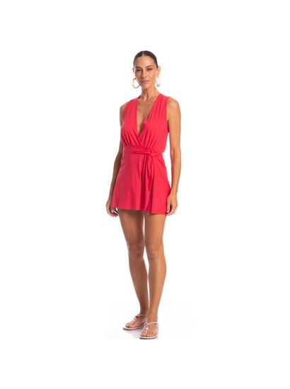 Vestido Curto Com Nó Bolero - Imagem 3 - Desktop
