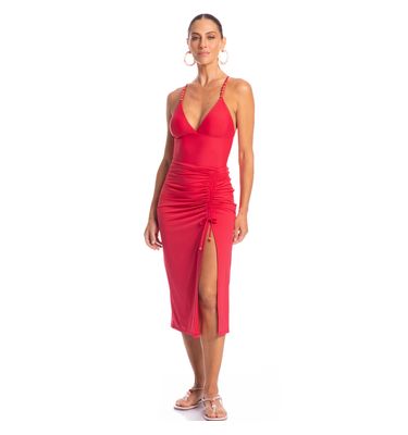 Saia Midi Franzida Bolero - Imagem 3 - Mobile