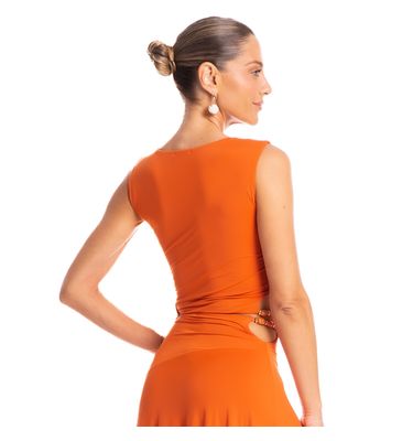 Blusa Feminina Com Detalhe Ferrugem - Imagem 2 - Mobile