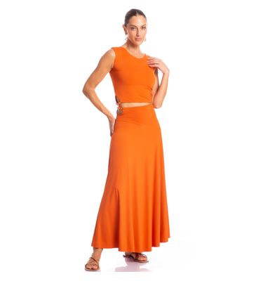 Blusa Feminina Com Detalhe Ferrugem - Imagem 3 - Mobile