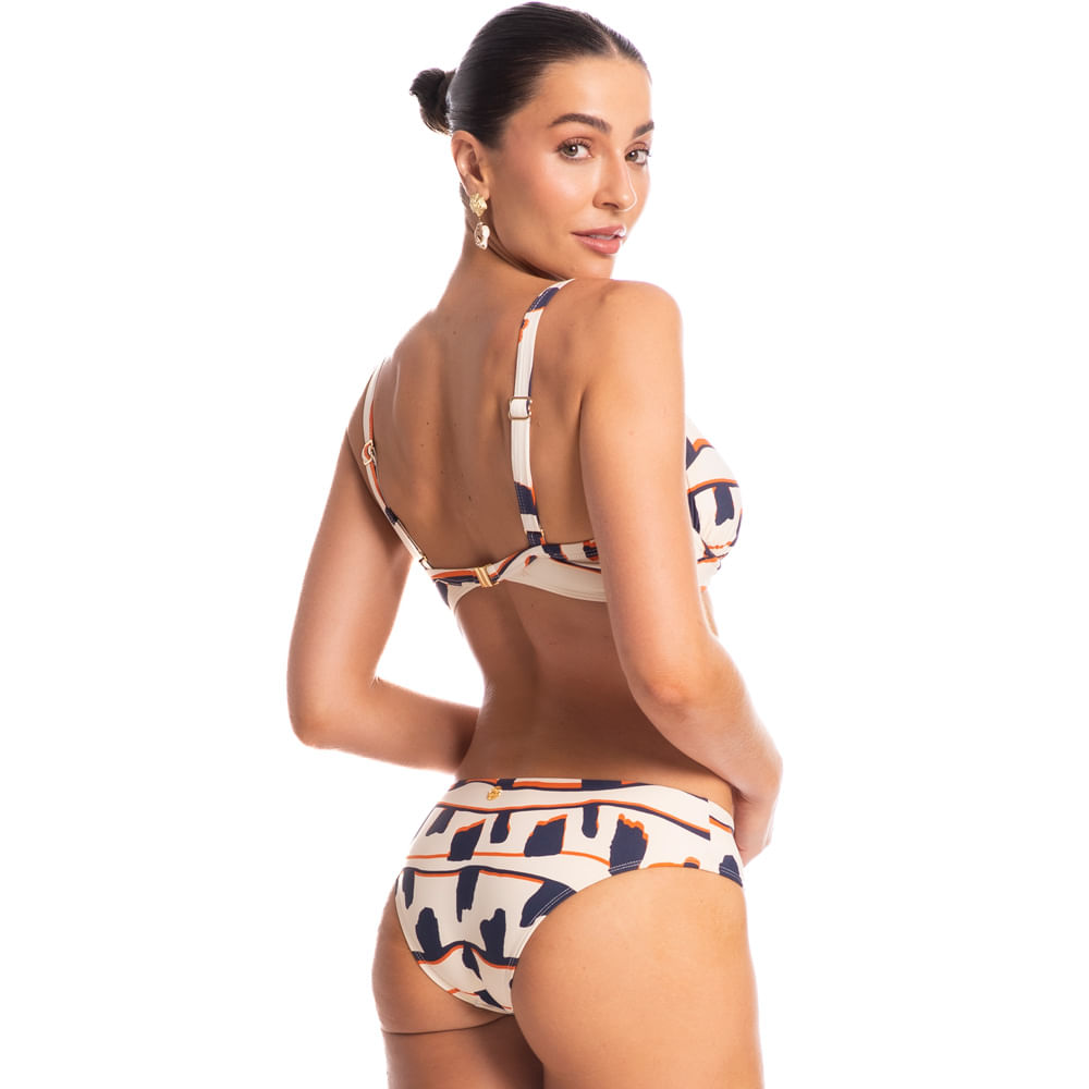 Biquíni Bia Básica Ondas Branco - Imagem 2