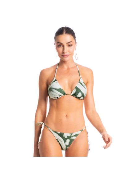Biquíni Cortininha Lacinho Bambu Verde - Imagem 1