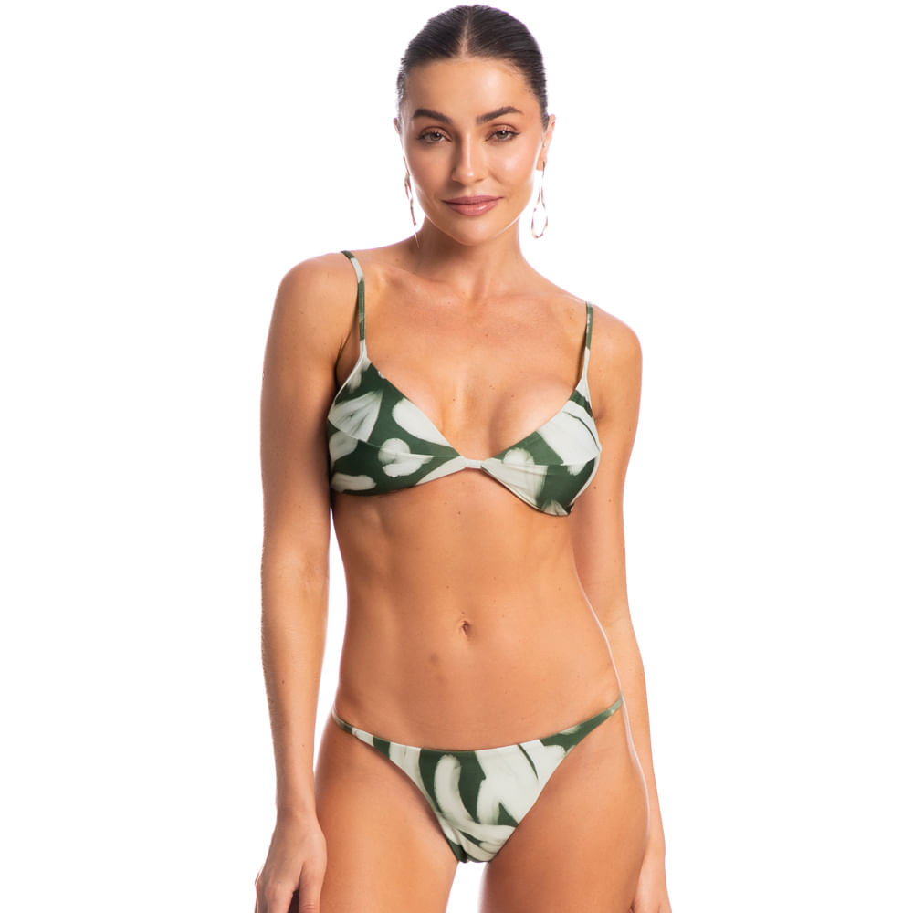 Biquíni Luna String Bambu Verde - Imagem 1