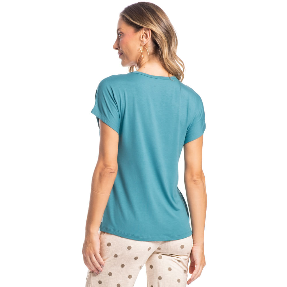 Pijama Feminino Pescador Bela Bege - Imagem 2