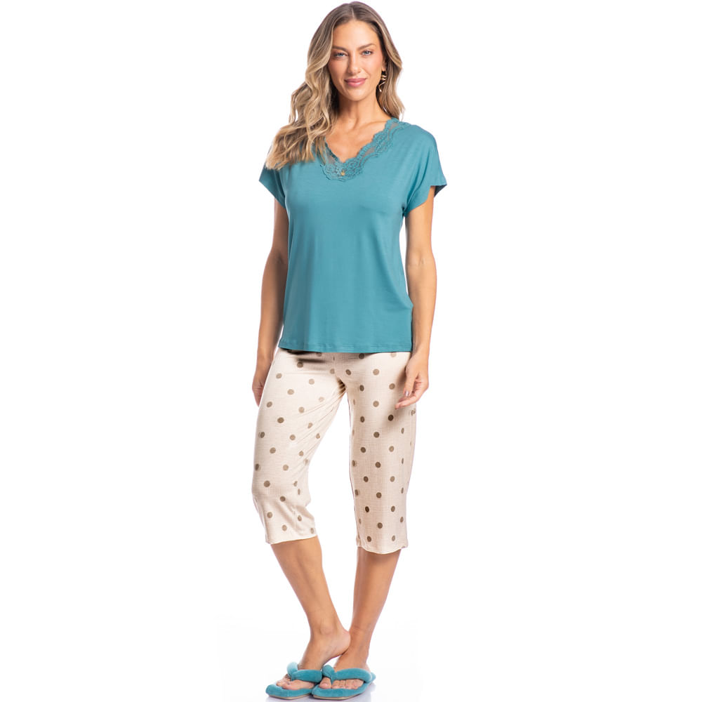 Pijama Feminino Pescador Bela - Imagem 3 - Mobile