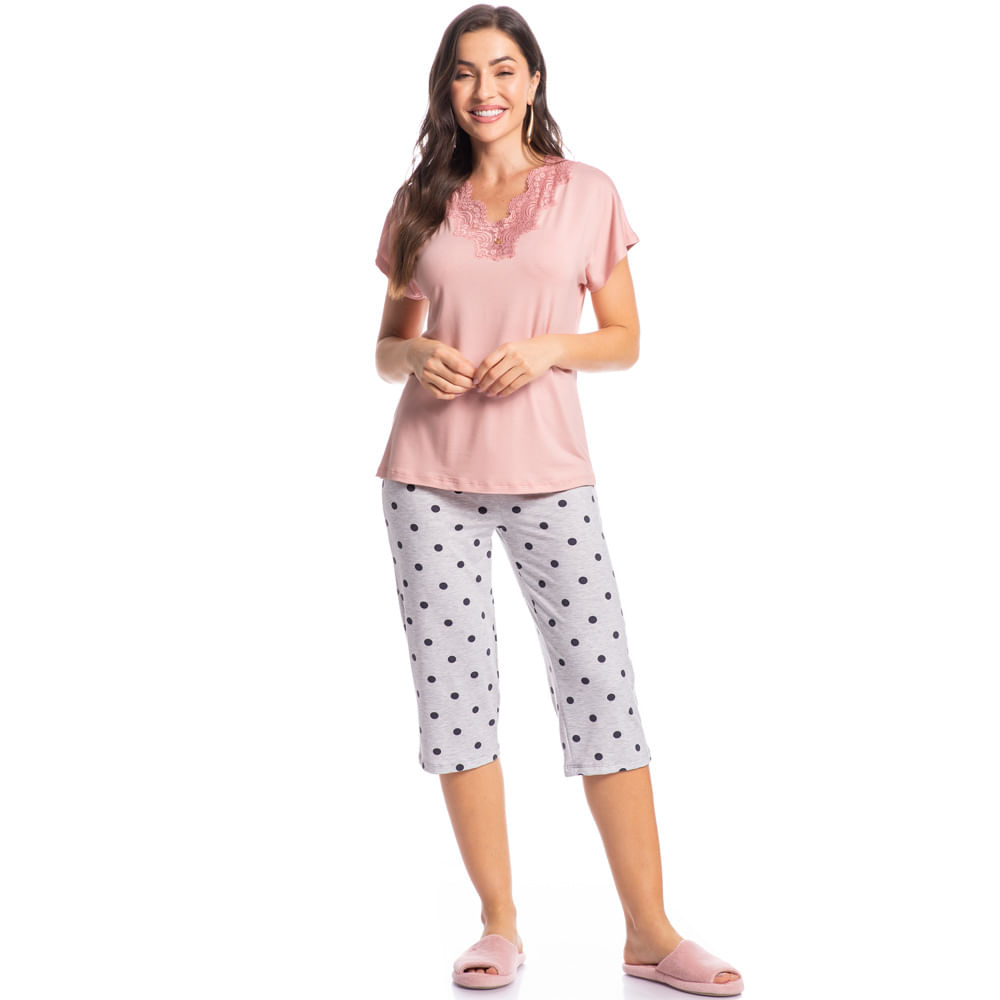 Pijama Feminino Pescador Bela - Imagem 3 - Mobile