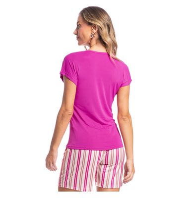 Pijama Feminino Shortão Antonella - Imagem 2 - Mobile