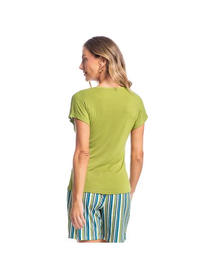 Pijama Feminino Shortão Antonella - Imagem 2 - Desktop