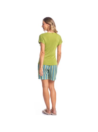 Pijama Feminino Shortão Antonella - Imagem 4 - Desktop