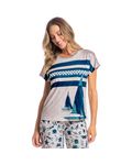 Pijama-Pantacourt-Com-Manga-Sea