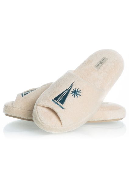 Chinelo Em Atoalhado Sea Branco - Imagem 1