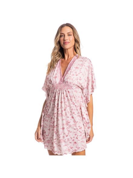 Kaftan-Curto-Leila-Floral-Rosa