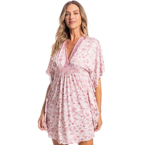 Kaftan-Curto-Leila-Floral-Rosa