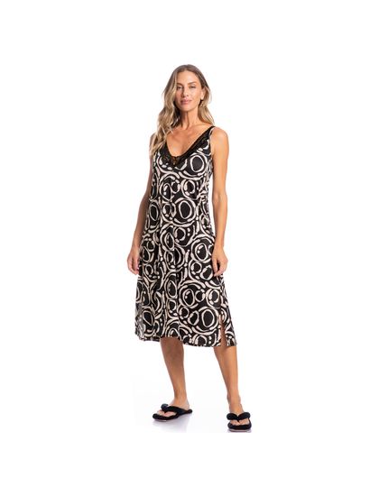Camisola Midi Com Renda Mari Heloisa - Imagem 3 - Desktop