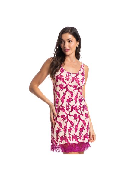 Camisão Feminino Curto Júlia Rosa - Imagem 1