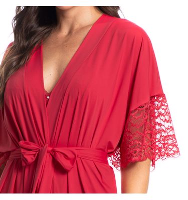 Robe Feminino Curto Com Renda Manu Colors - Imagem 5 - Mobile