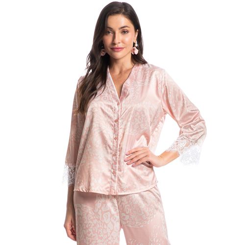 Pijama-Feminino-Longo-Abotoado-Com-Renda-Lari-