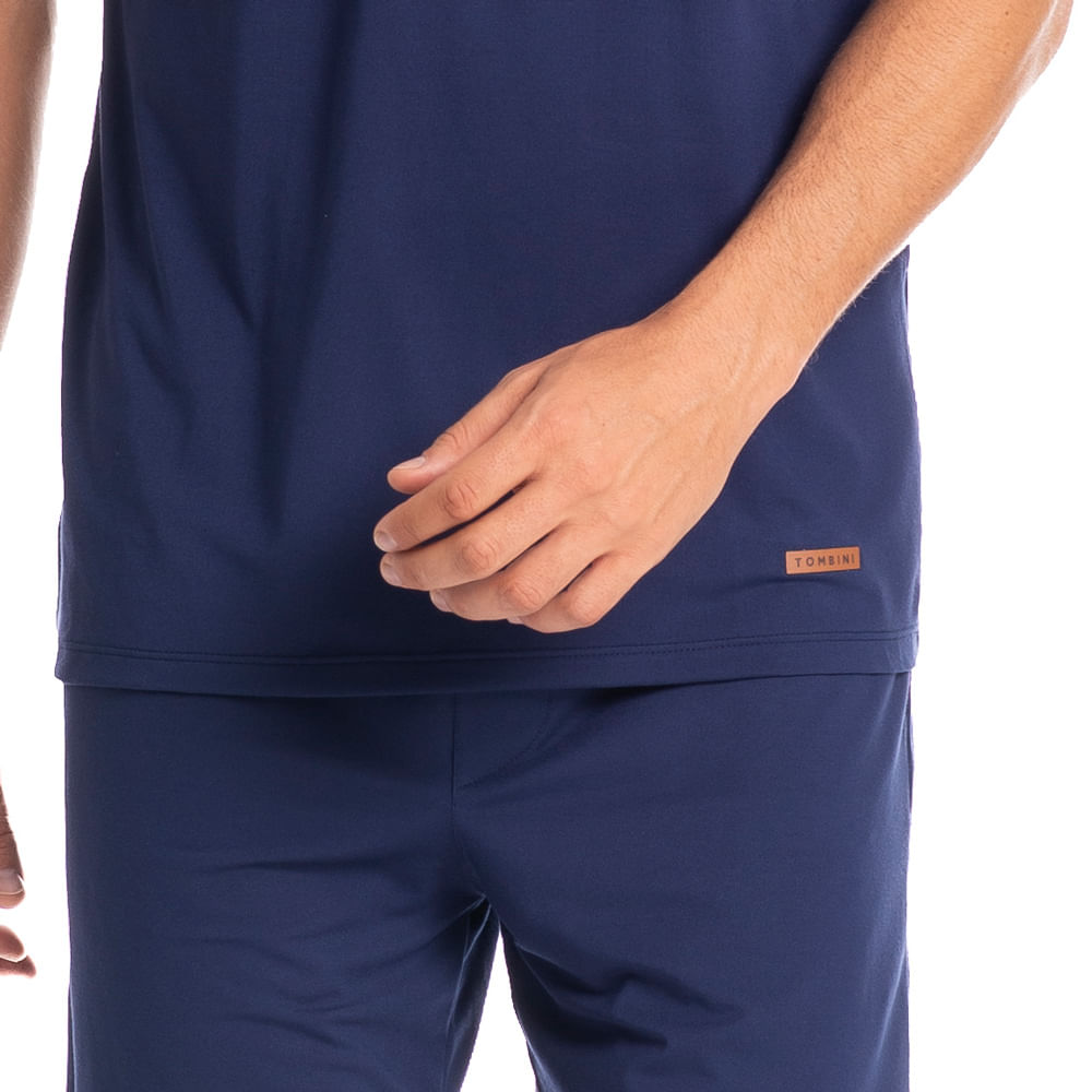 Pijama Masculino Curto Pietro Tombini - Imagem 5 - Mobile