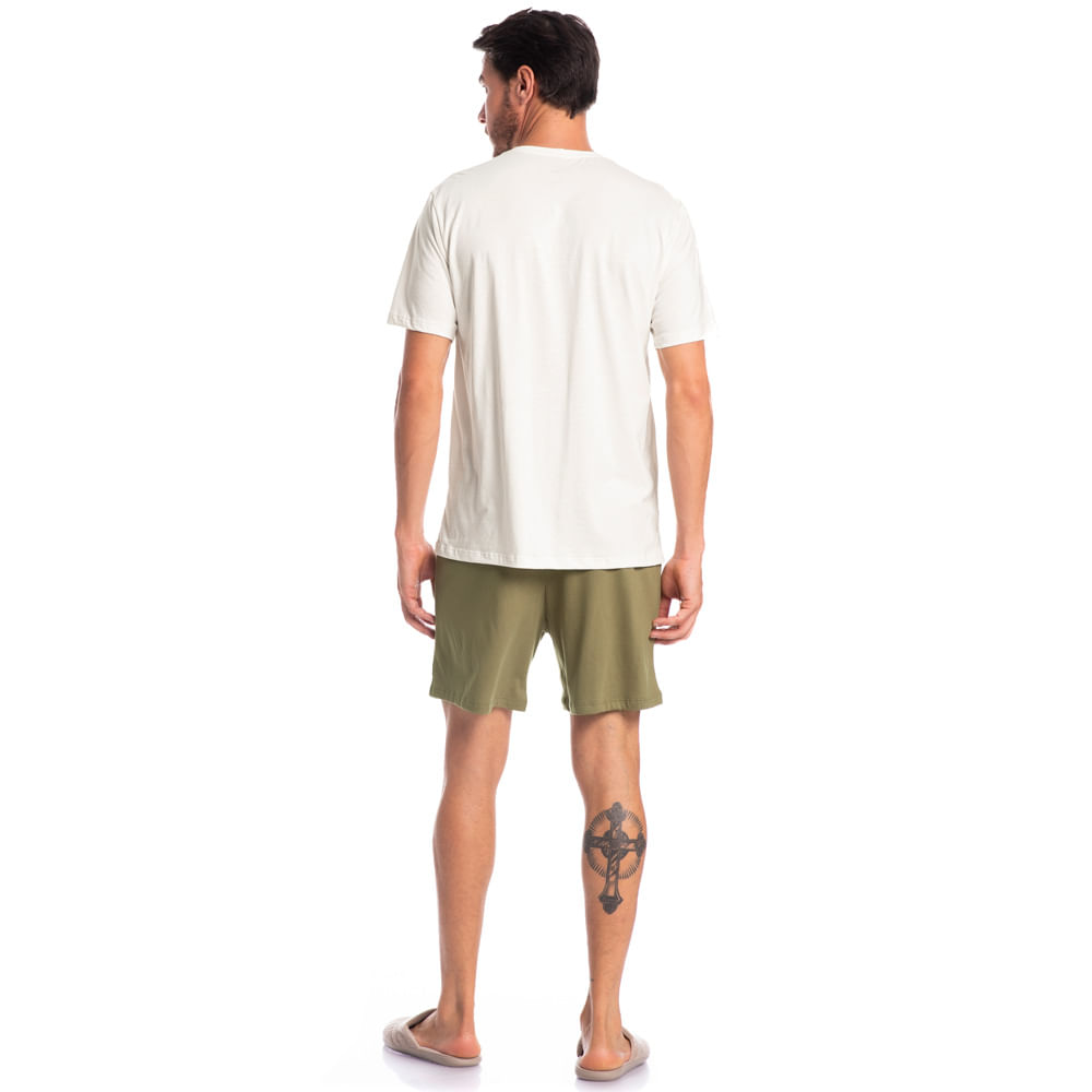 Pijama Masculino Curto Dado Tombini - Imagem 4 - Mobile