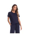 Pijama-Feminino-Longo-Manga-Curta-Duda