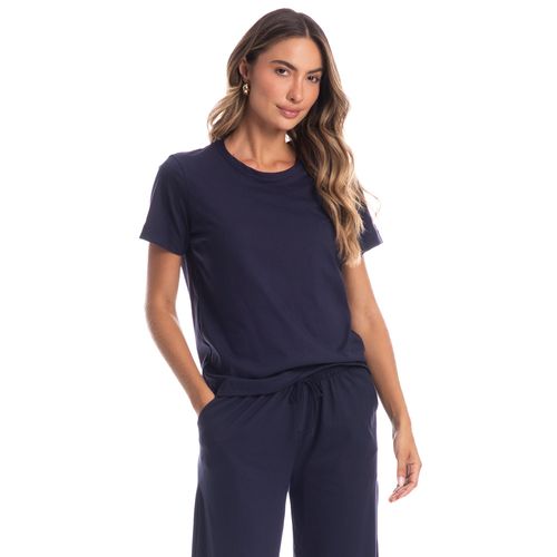 Pijama-Feminino-Longo-Manga-Curta-Duda