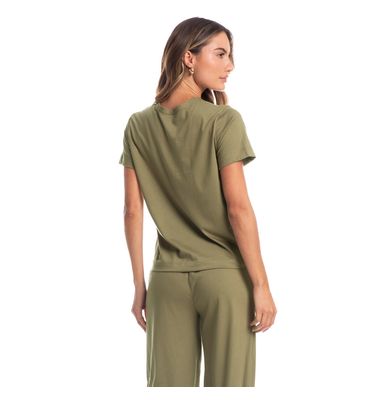 Pijama Feminino Longo Manga Curta Duda - Imagem 2 - Mobile