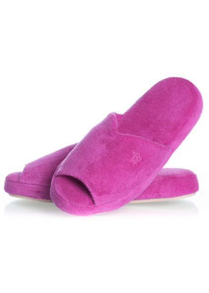 Chinelo Em Atoalhado Dani Aberto Colors Rosa-2 - Imagem 1