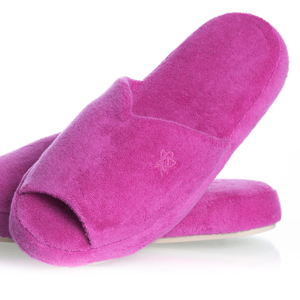 Chinelo Em Atoalhado Dani Aberto Colors - Imagem 2 - Mobile