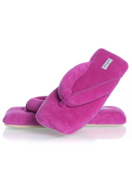 Chinelo Em Atoalhado Dedo Lui Colors Rosa-2 - Imagem 1