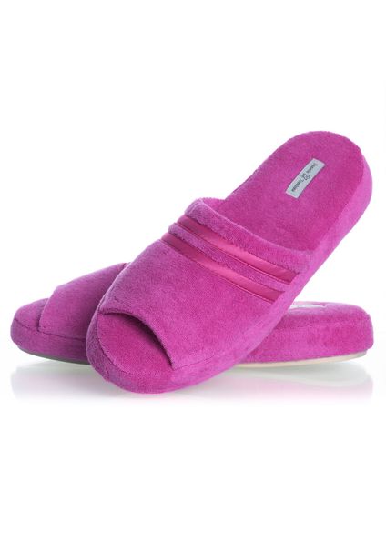 Chinelo Em Atoalhado Aberto Liss Colors Rosa-2 - Imagem 1