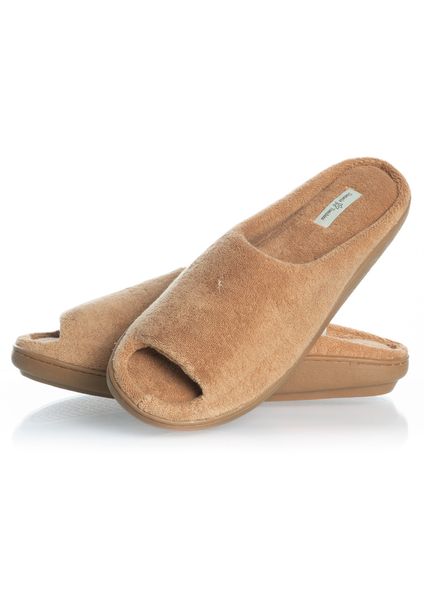 Chinelo Aberto Em Atoalhado Rid Colors Bege - Imagem 1