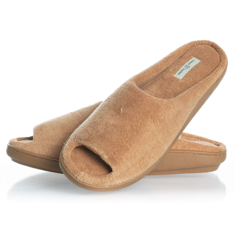 Chinelo Aberto Em Atoalhado Rid Colors Bege - Imagem 1