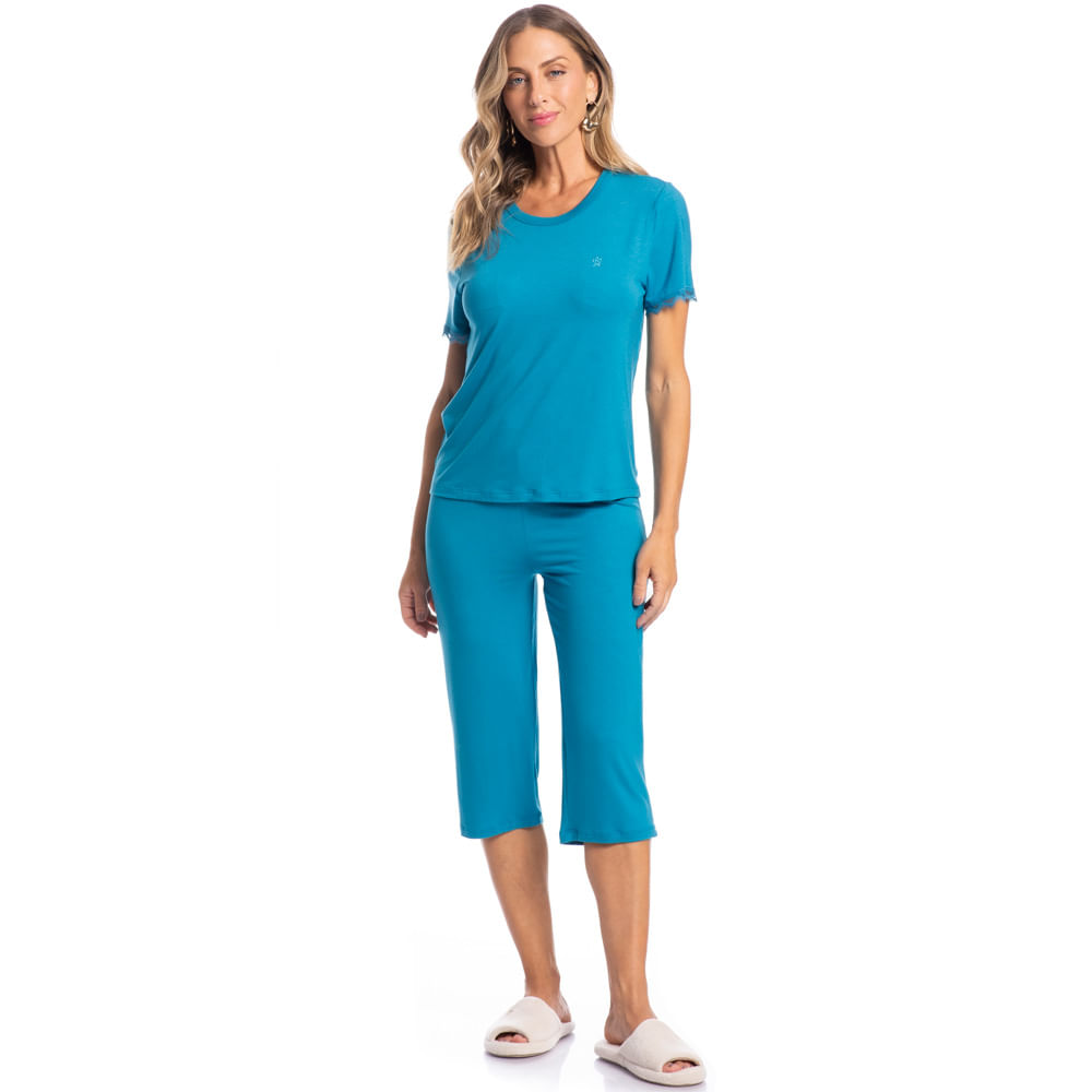 Pijama Feminino Pescador Maria - Imagem 3 - Mobile