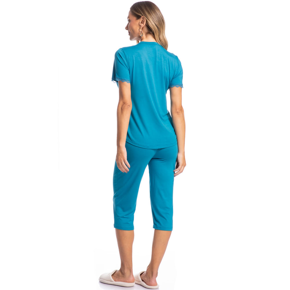 Pijama Feminino Pescador Maria - Imagem 4 - Mobile