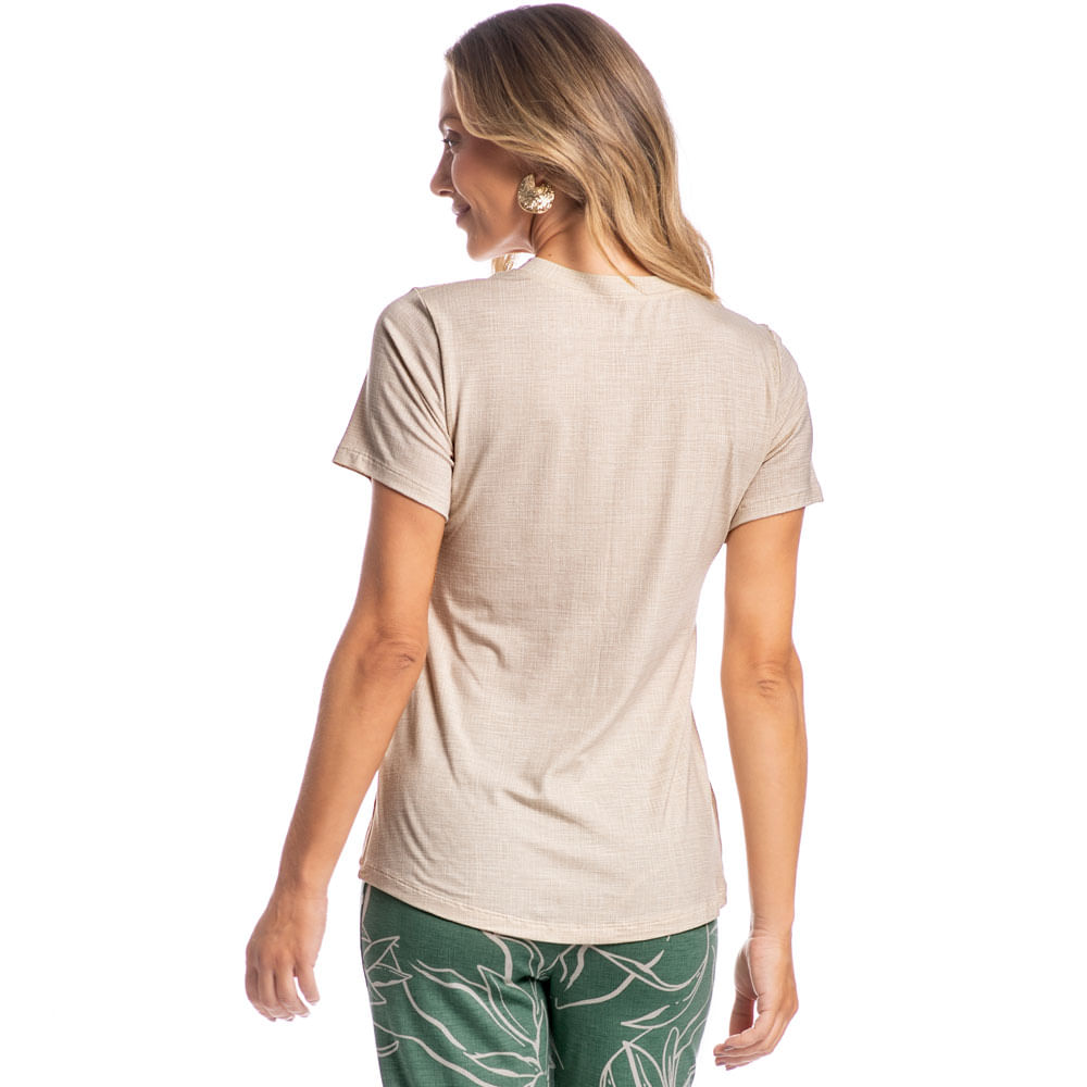 Pijama Feminino Pescador Maiara Floral Verde Verde - Imagem 2