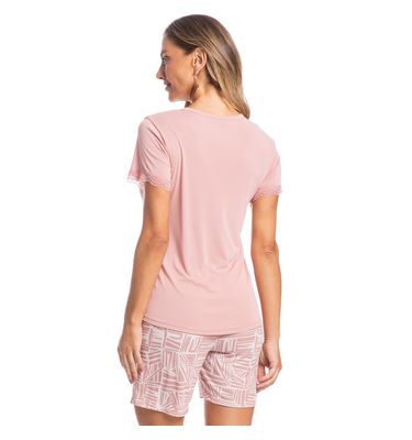 Pijama Feminino Shortão Catarina - Imagem 2 - Mobile