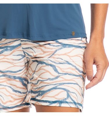 Pijama Feminino Shortão Regata Elen - Imagem 5 - Mobile