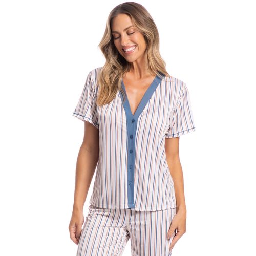 Pijama-Feminino-Pescador-Abotoado-Elen