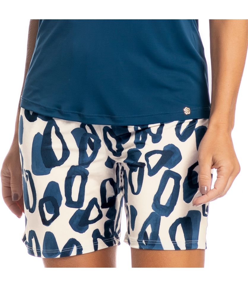 Pijama Feminino Shortão Regata Teresa - Imagem 5 - Desktop