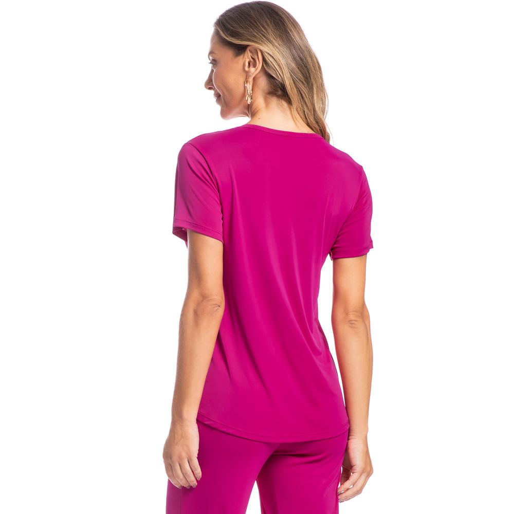 Pijama Feminino Pescador Eva Rosa - Imagem 2