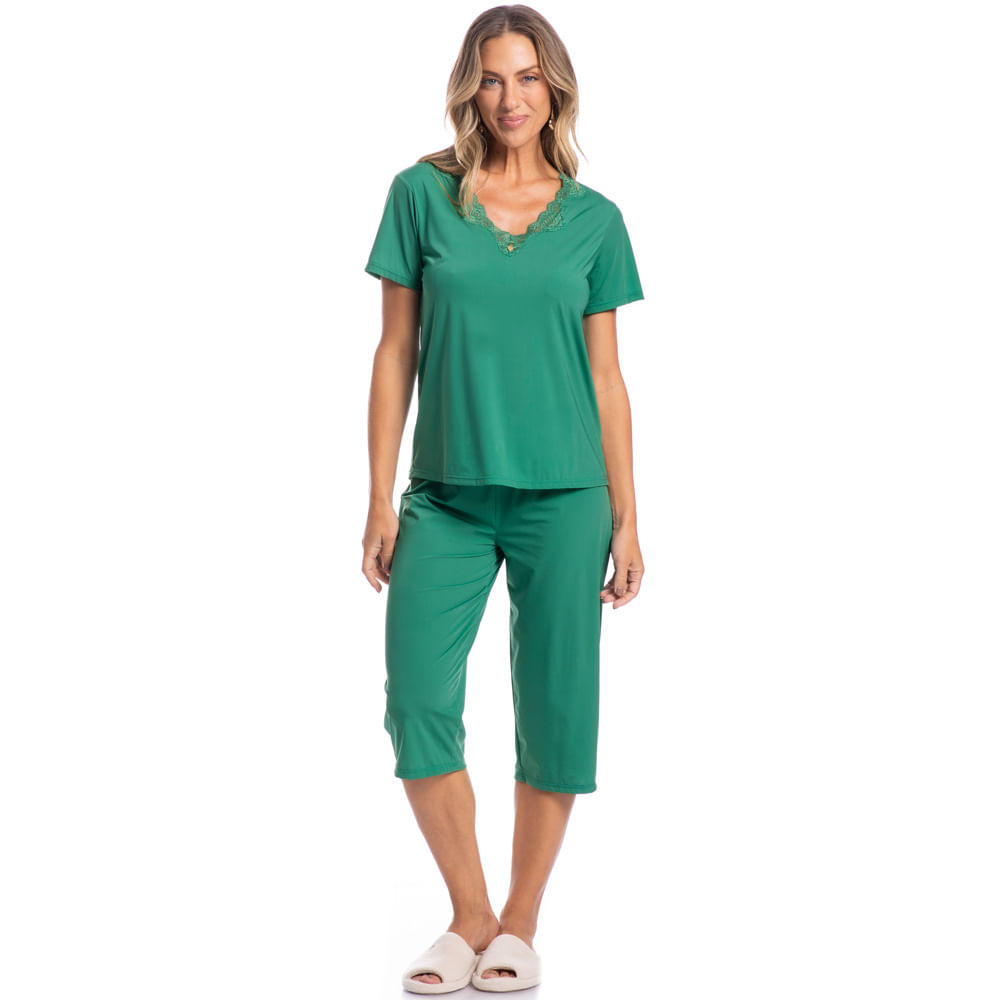 Pijama Feminino Pescador Eva - Imagem 3 - Mobile