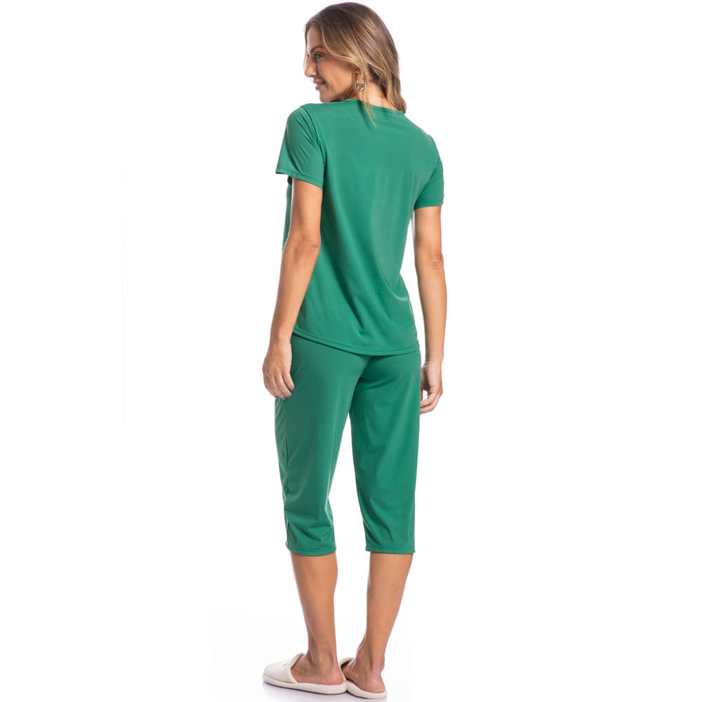 Pijama Feminino Pescador Eva - Imagem 4 - Mobile