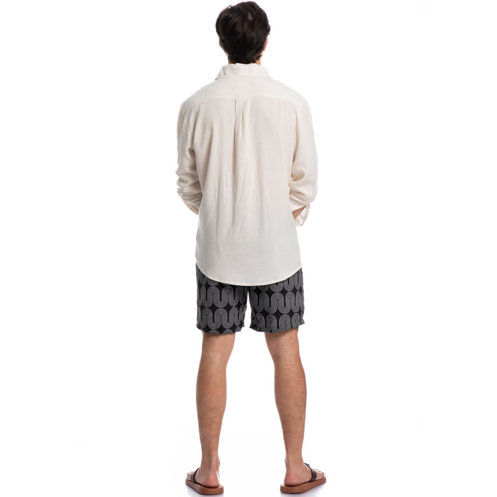 Camisa Masculina Maragogi Miguel Linho - Imagem 4 - Mobile