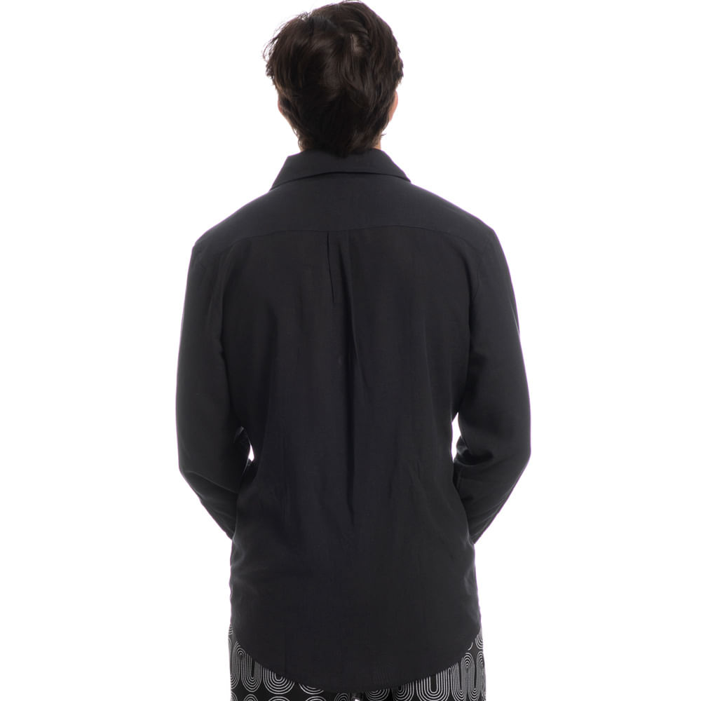 Camisa Masculina Maragogi Miguel Linho - Imagem 2 - Mobile