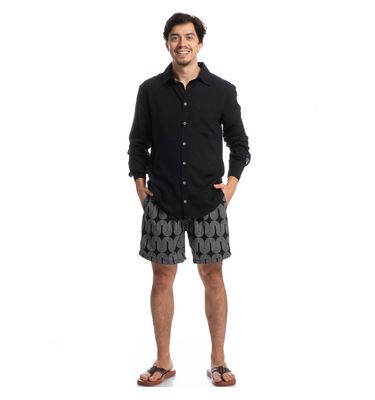 Camisa Masculina Maragogi Miguel Linho - Imagem 3 - Mobile