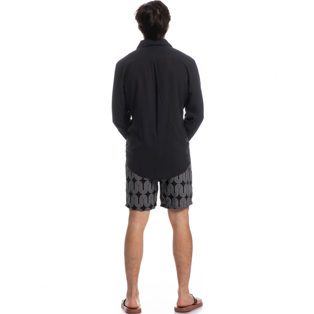 Camisa Masculina Maragogi Miguel Linho - Imagem 4 - Mobile