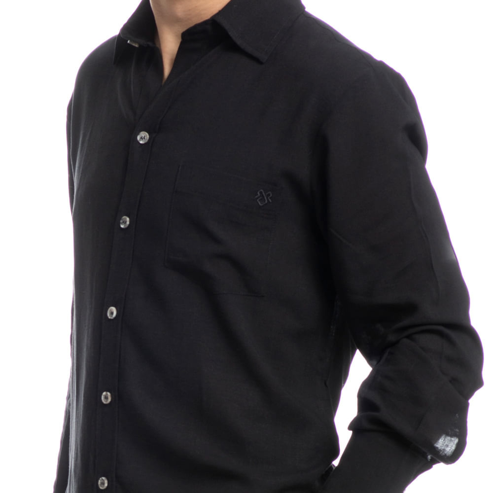 Camisa Masculina Maragogi Miguel Linho - Imagem 5 - Mobile
