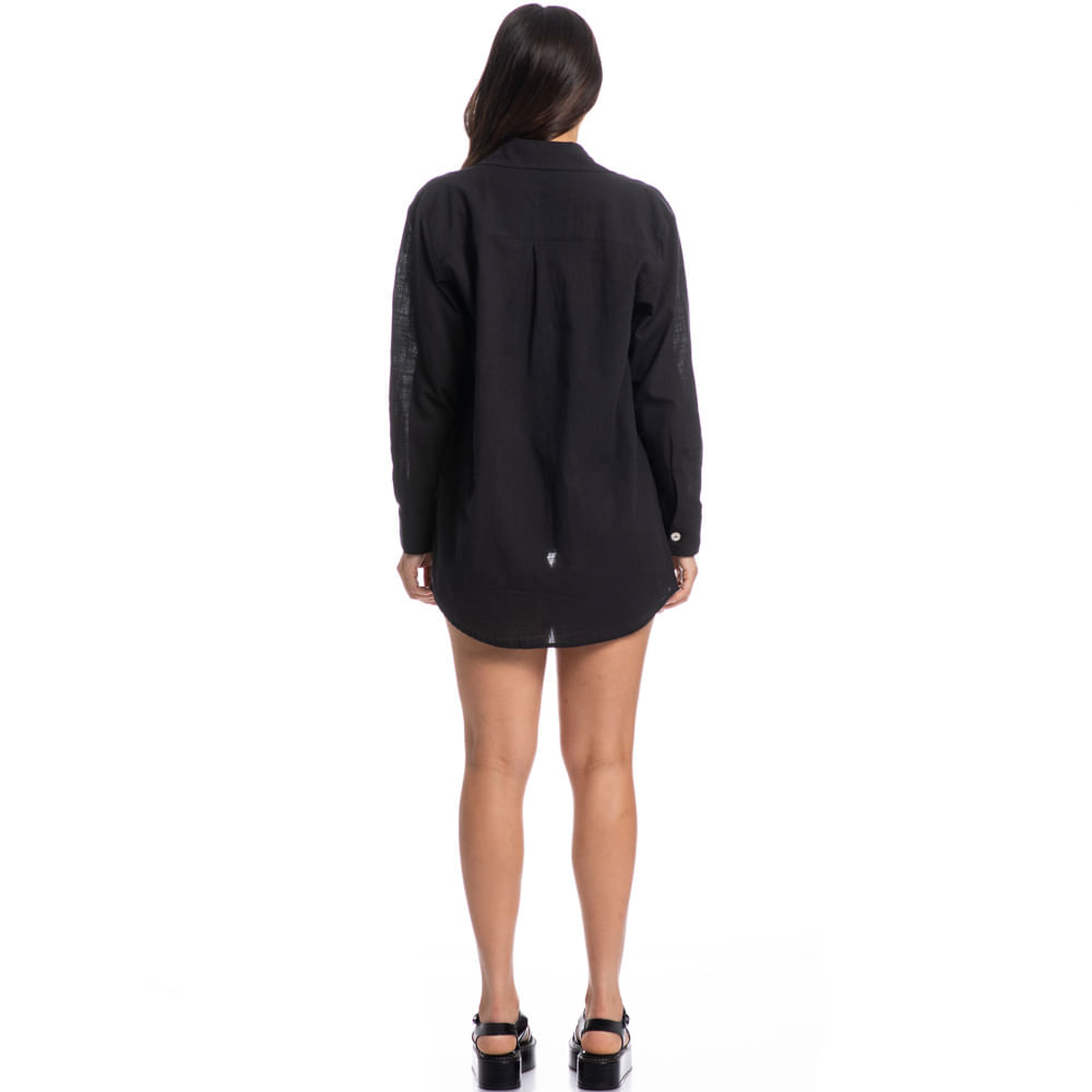 Camisa Feminina Maragogi Elis Linho - Imagem 4 - Mobile